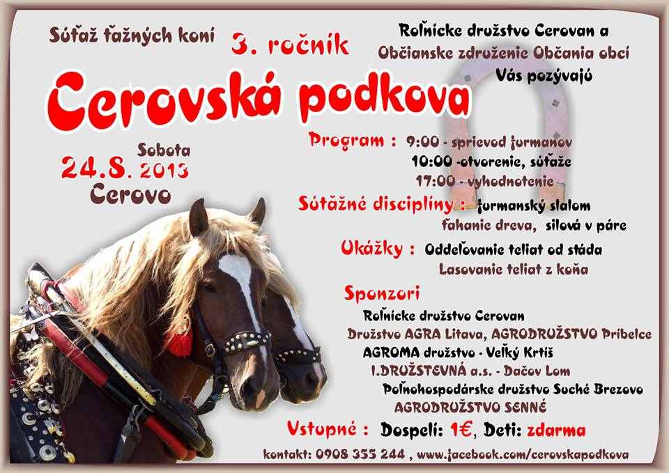 Cerovsk podkova 2013 - 3. ronk