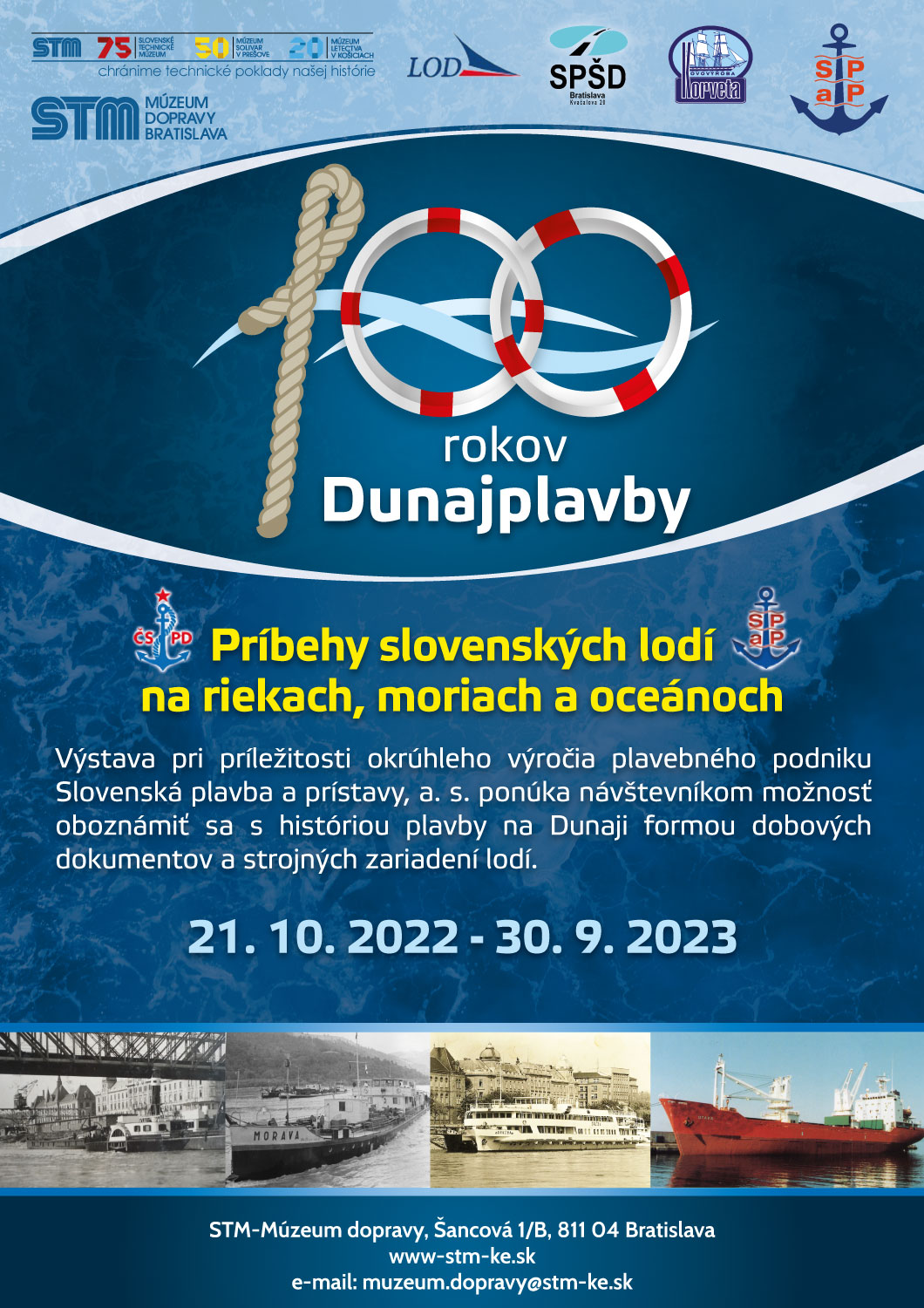 PREDŎEN - - - 100 rokov Dunajplavby 2022 Bratislava