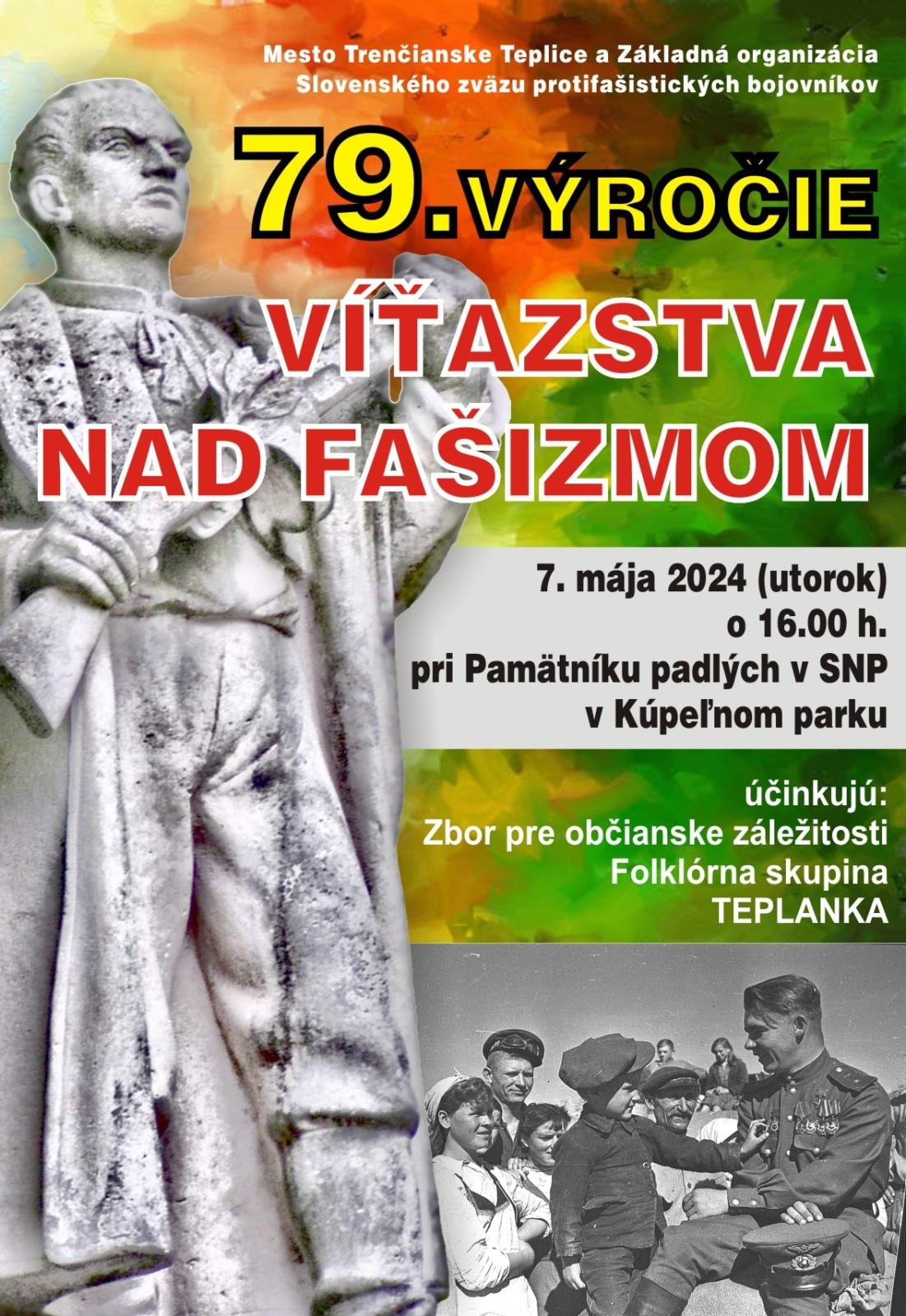 Oslavy 79. vroia vazstva nad faizmom 2024 Trenianske Teplice