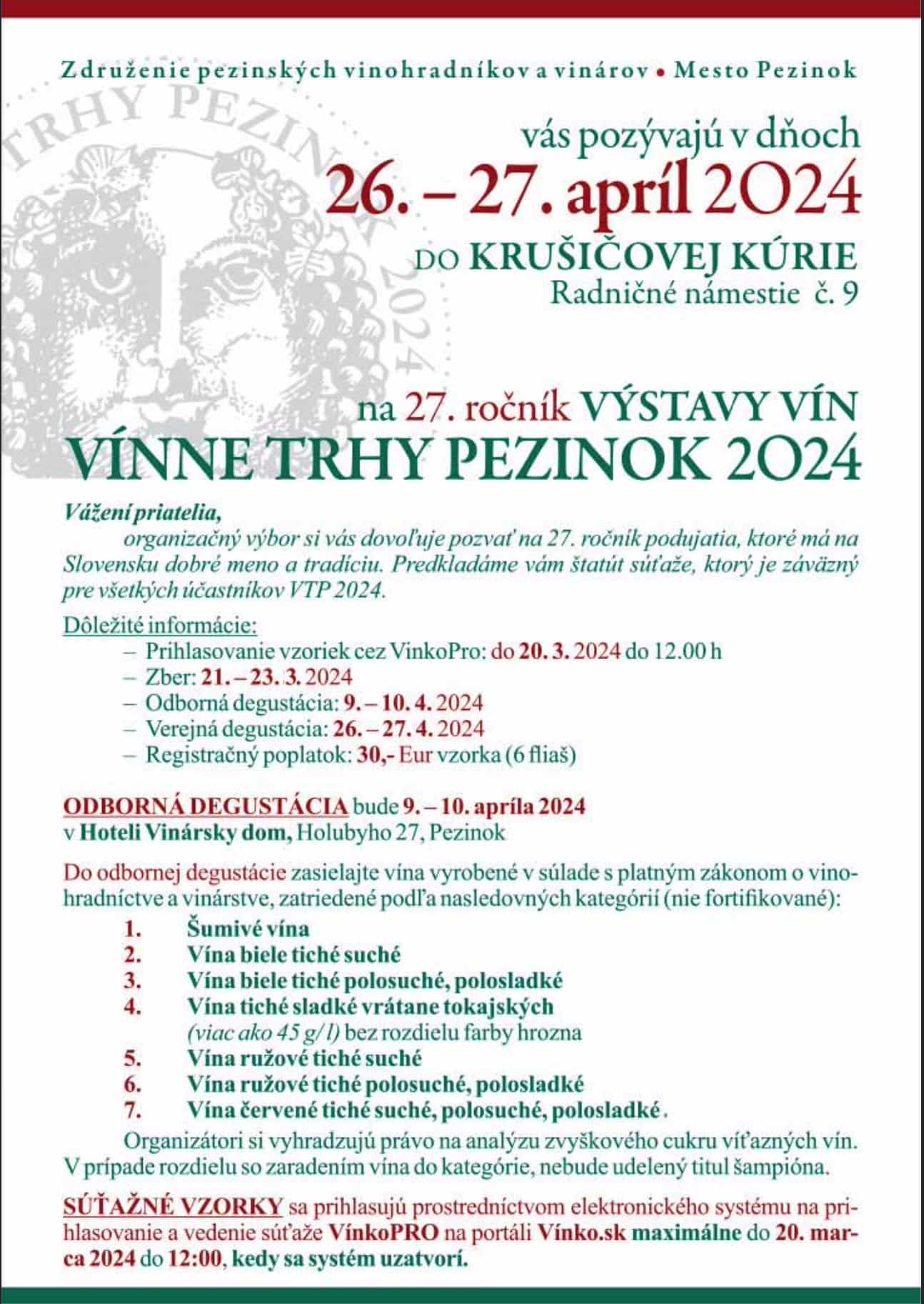 Vnne trhy Pezinok 2024 27. ronk