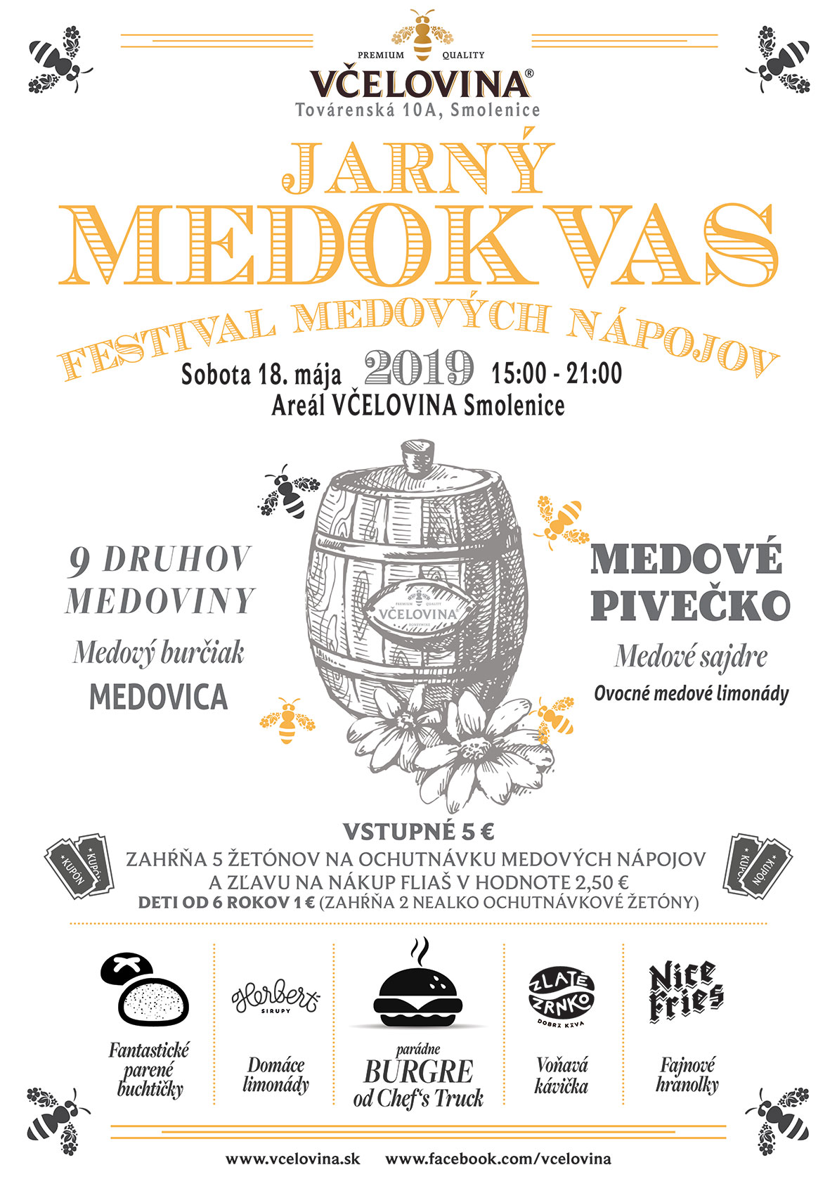Jarn Medokvas 2019 Smolenice - festival medovch npojov