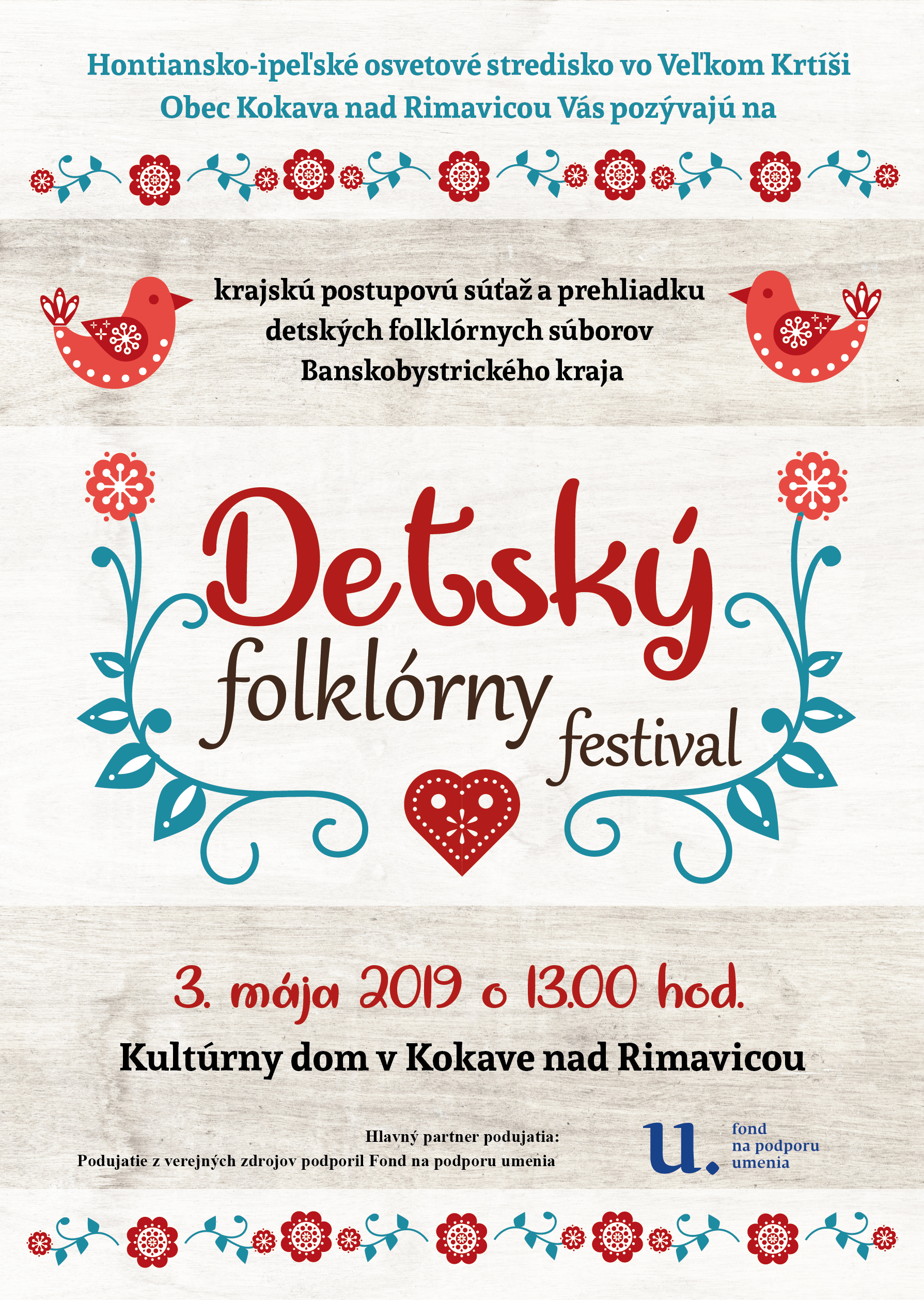 Detsk folklrny festival Kokava nad Rimavicou 2019