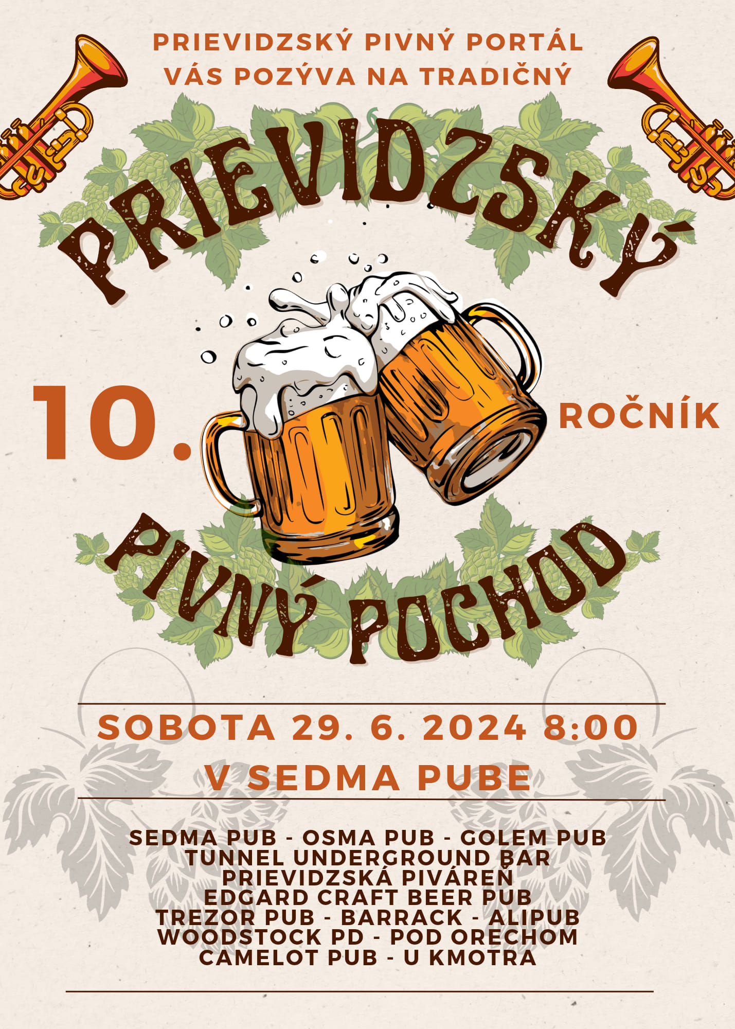 Prievidzsk pivn pochod 2024 Prievidza - 10. ronk