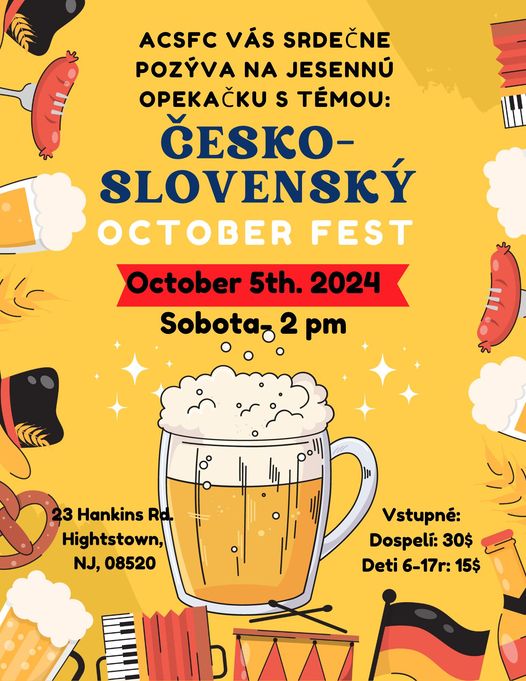 esko-Slovensk October Fest 2024 Hightstown