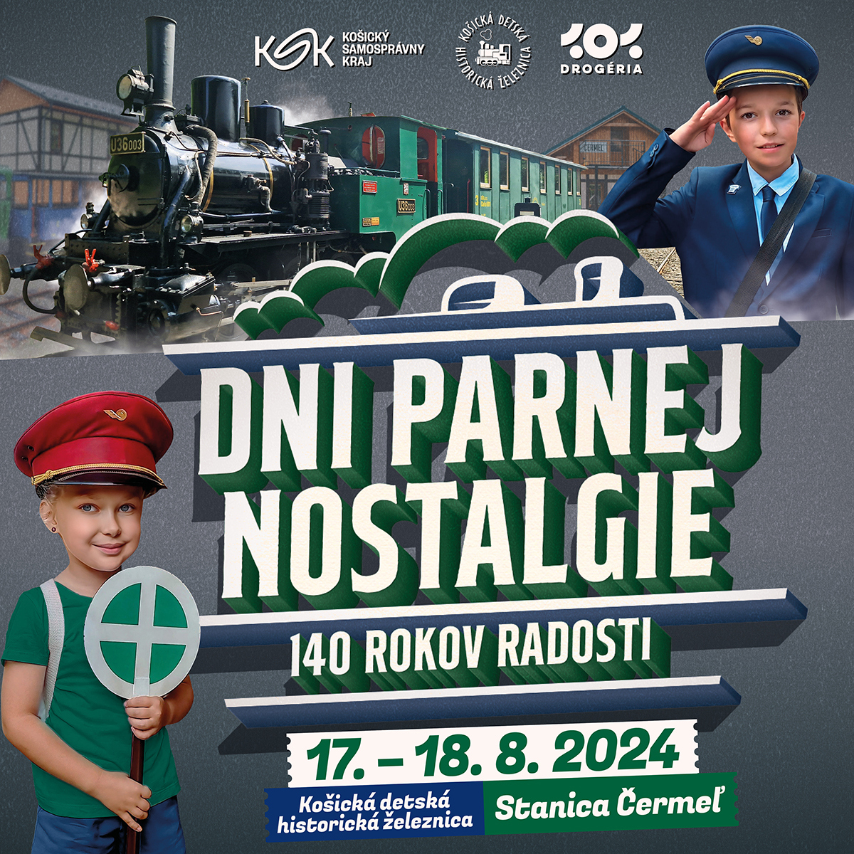 Dni parnej nostalgie 2024 Koice - 140 rokov radosti