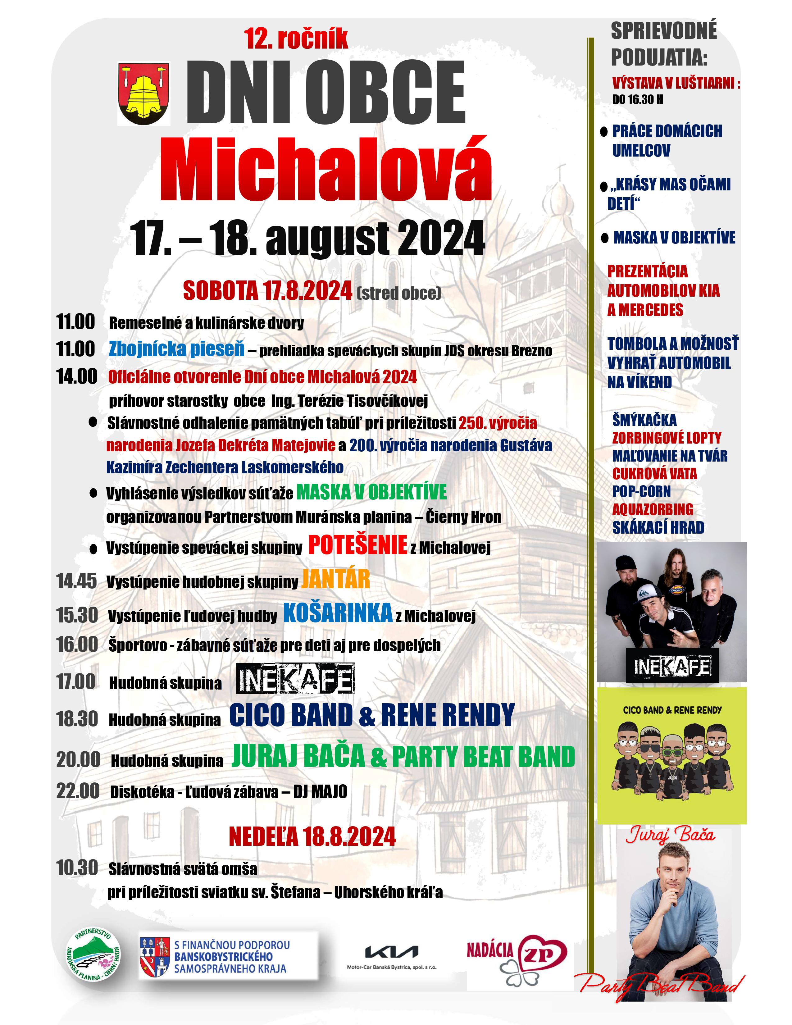 Dni obce Michalov 2024