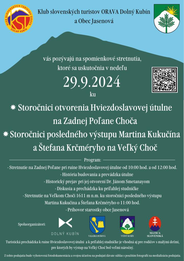 Storonica otvorenia Hviezdoslavovej tulne a storonice poslednho vstupu Martina Kukuna a tefana Krmryho na Vek Cho 2024 Jasenov