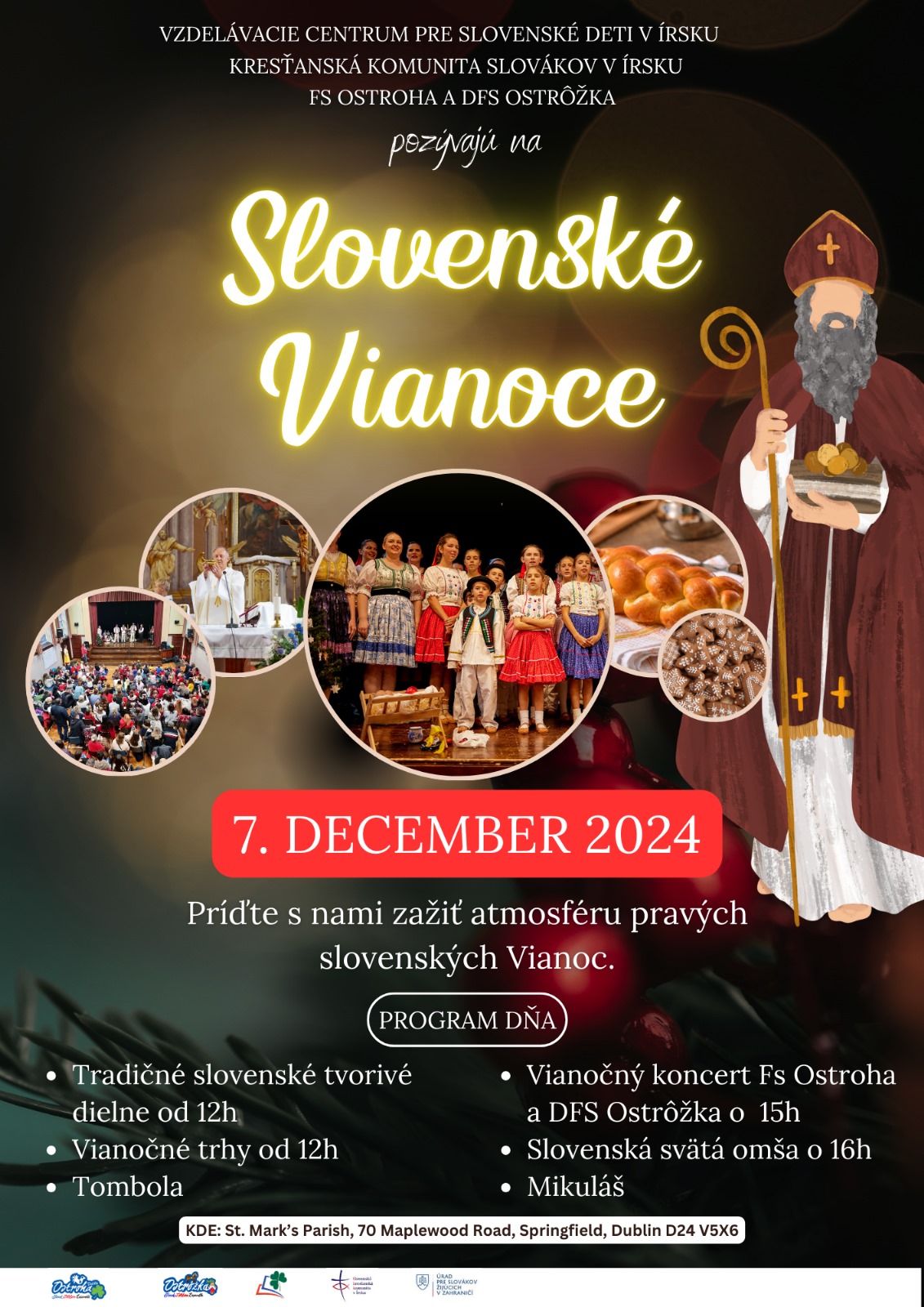 Slovensk Vianoce 2024 Dublin 