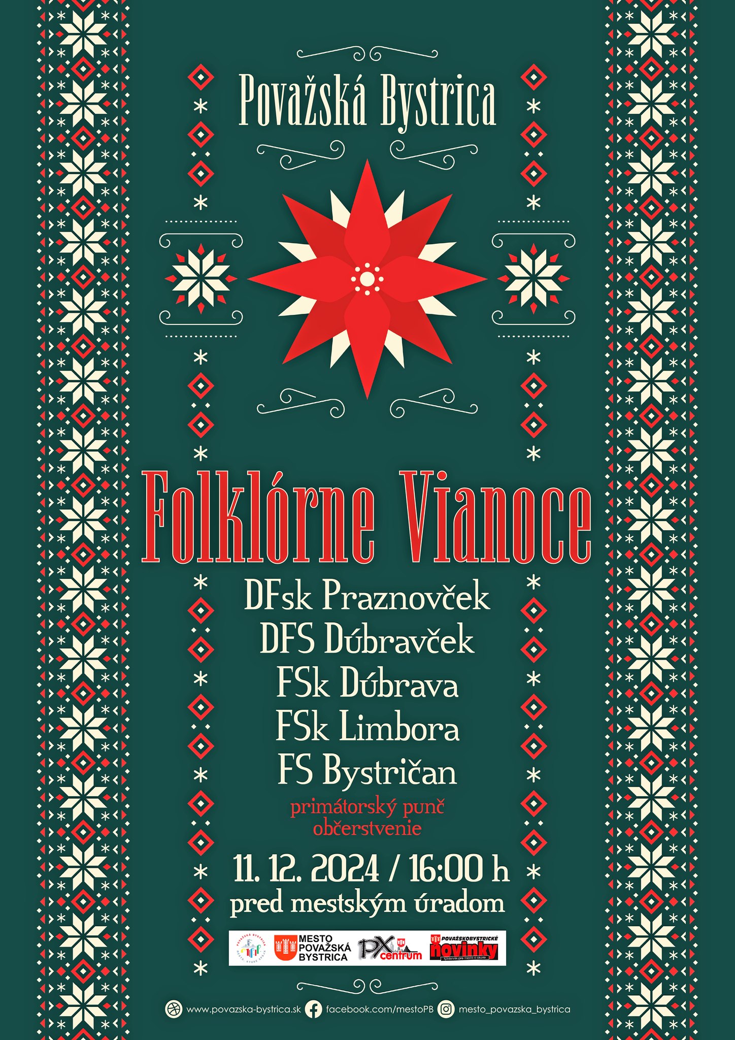 Folklrne Vianoce 2024 Povask Bystrica