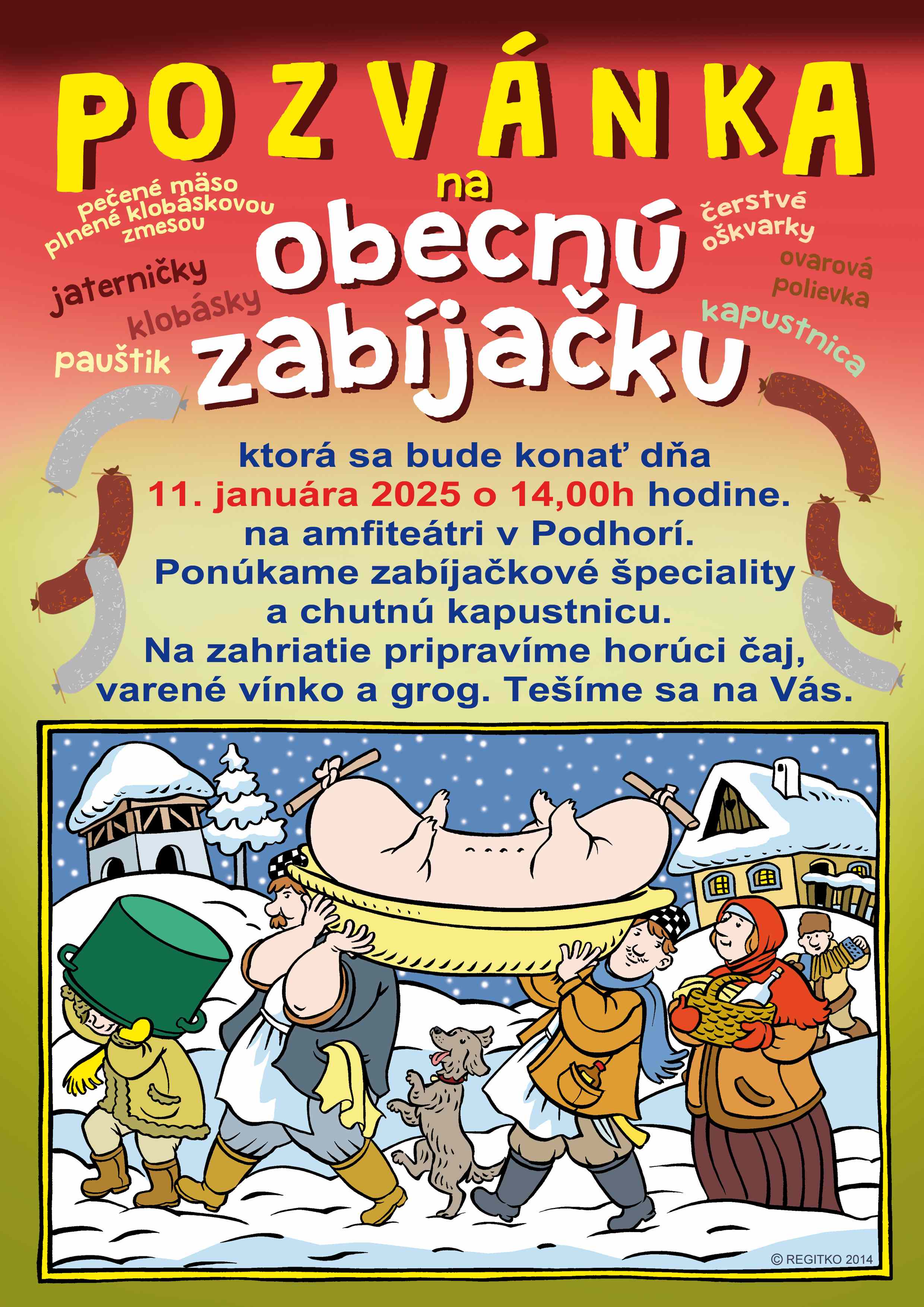 Obecn zabjaka 2025 Podhorie