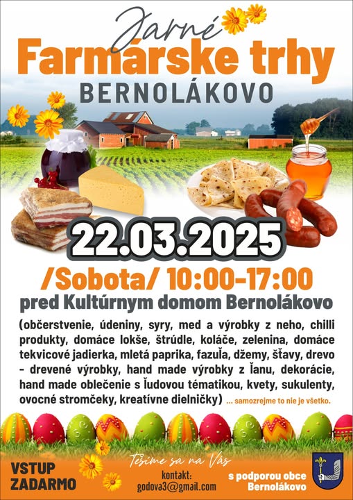 Jarn Vekonon Farmrske trhy 2025 Bernolkovo 